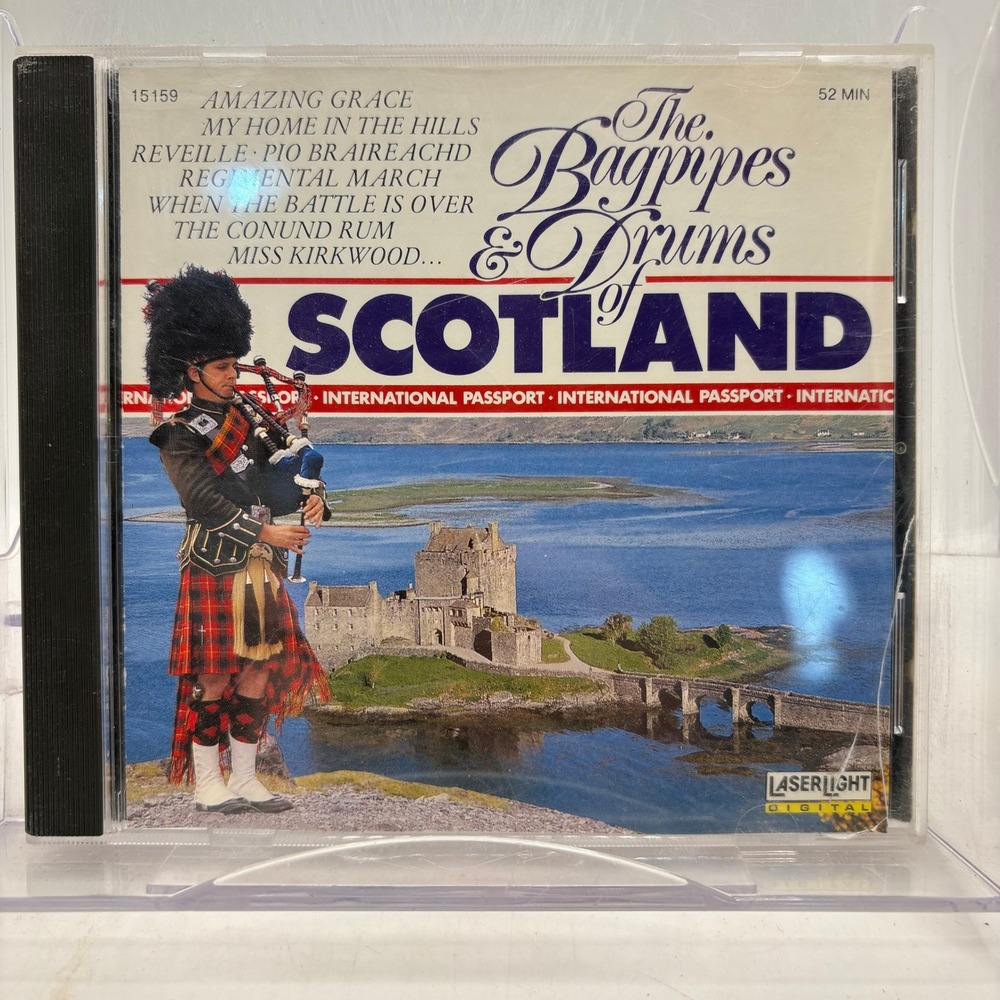 The Bagpipes & Drums of Scotland CD Gordon Highlanders LaserLight 15159 1990